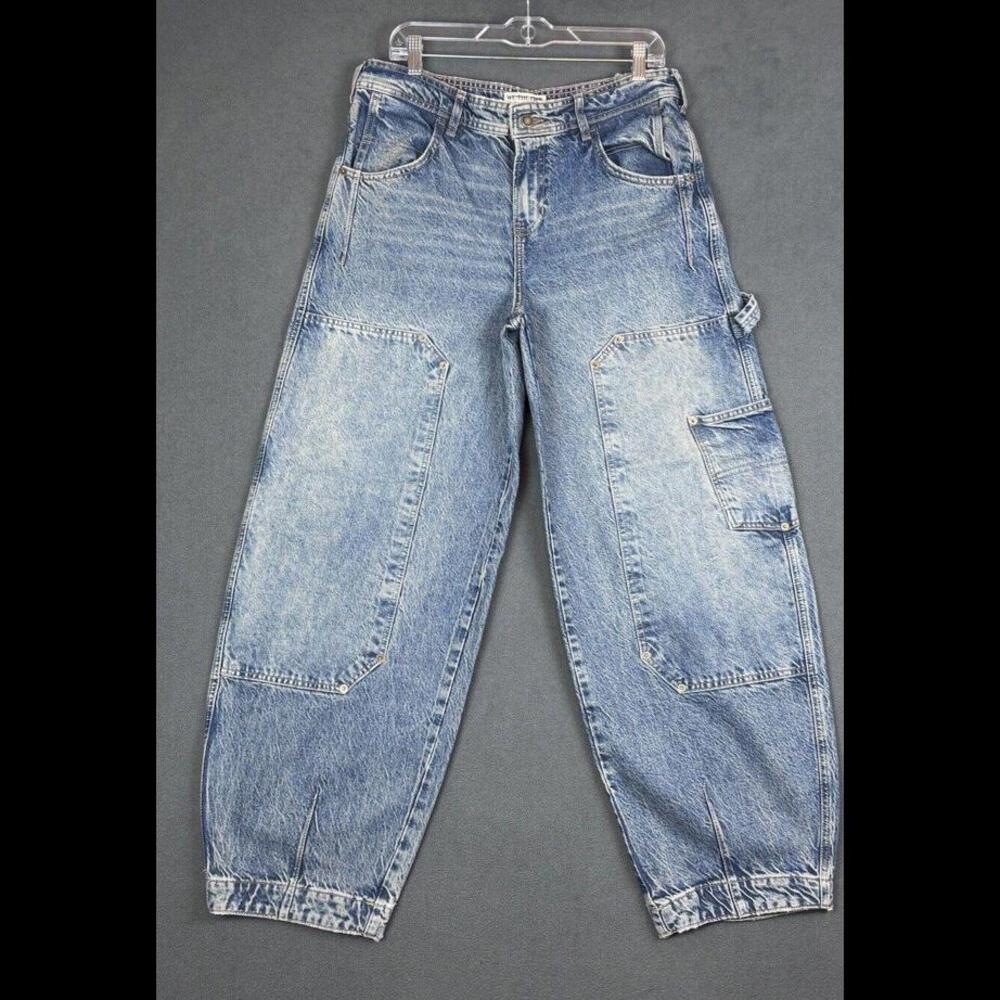 Free People We The Free Loren High Rise  Carpenter Barrel Jeans 🔥 Size 29 New